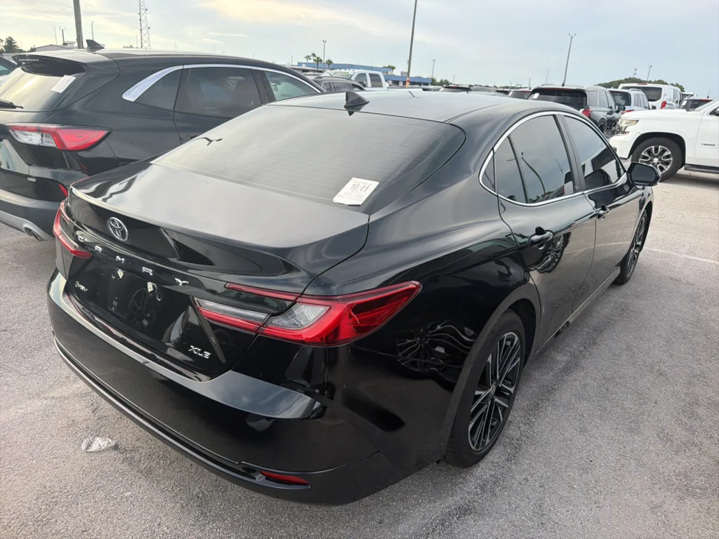 Used 2025 Midnight Black Metallic Toyota XLE image 2