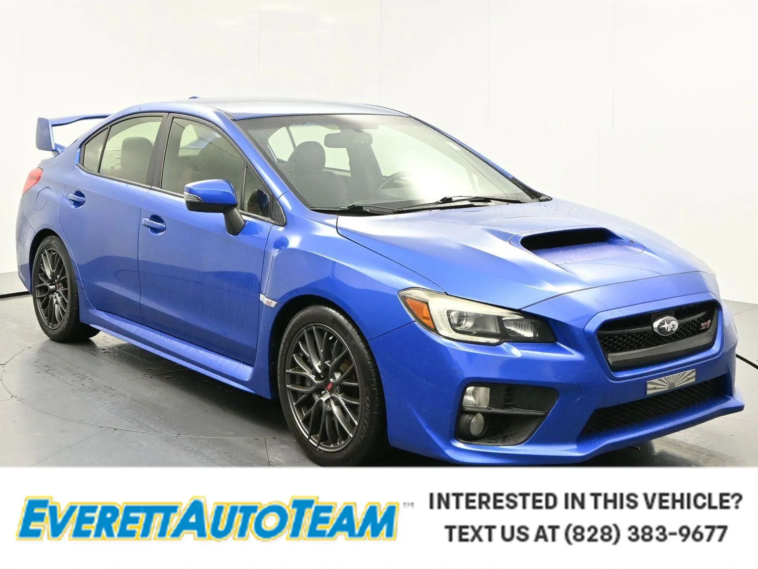Used 2016 WR Blue Pearl Subaru 4dr Sdn image 1