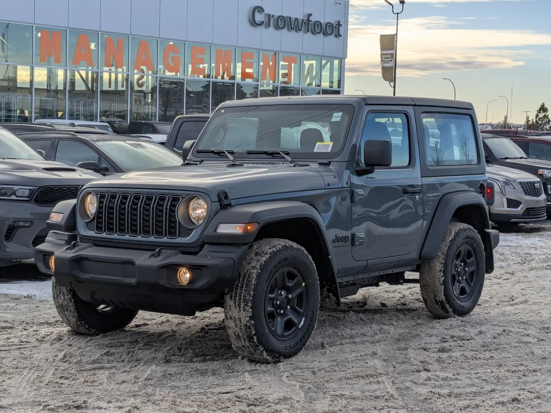 New 2026 Dark blue Jeep Sport - - 4x4 - 2.0L Turbo Engine - 12.3 Uconnect 5 Display - Black Freedom Hardtop & More! image 4