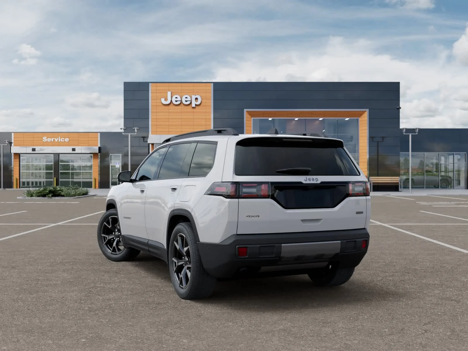 New 2026 Bright White Clearcoat Jeep Overland image 3