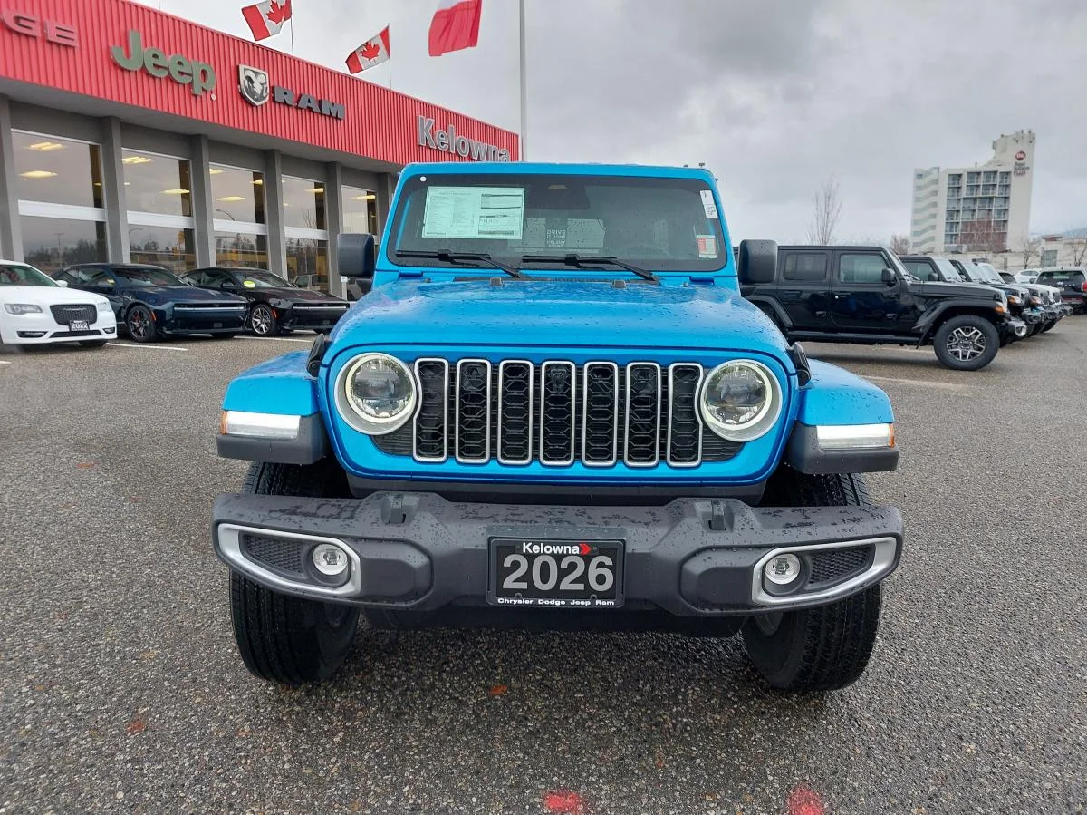 New 2026 Blue Jeep Sahara 4 Door 4x4 image 2