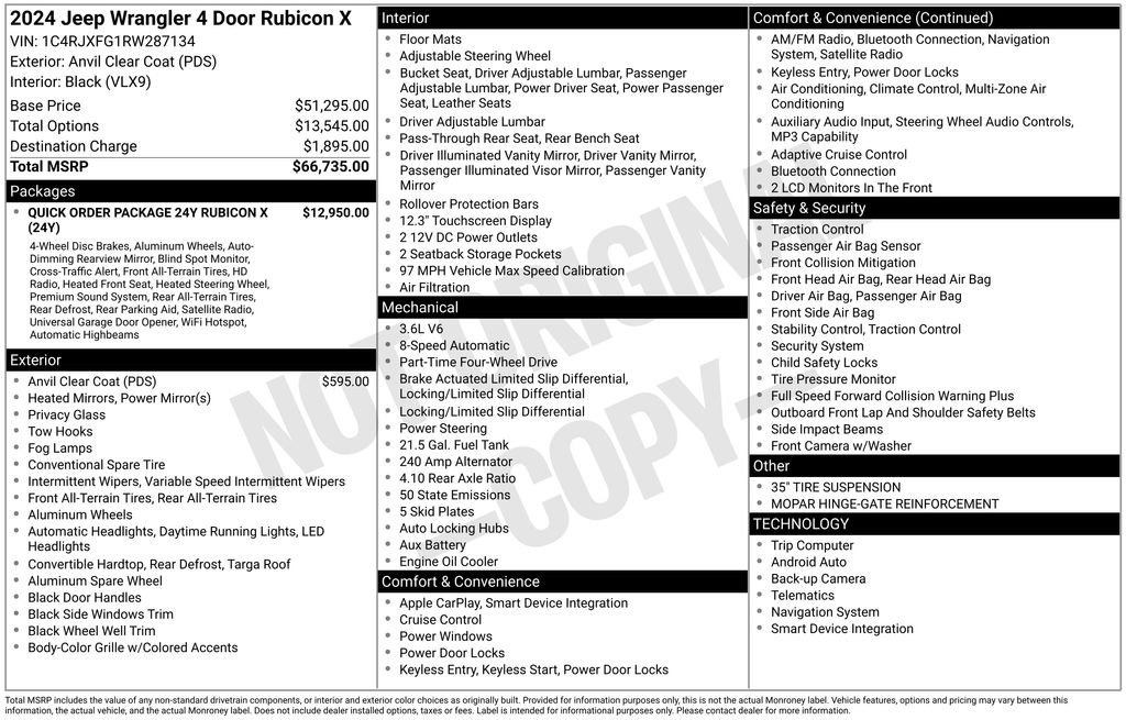 Used 2024 Gray Jeep Rubicon X image 22