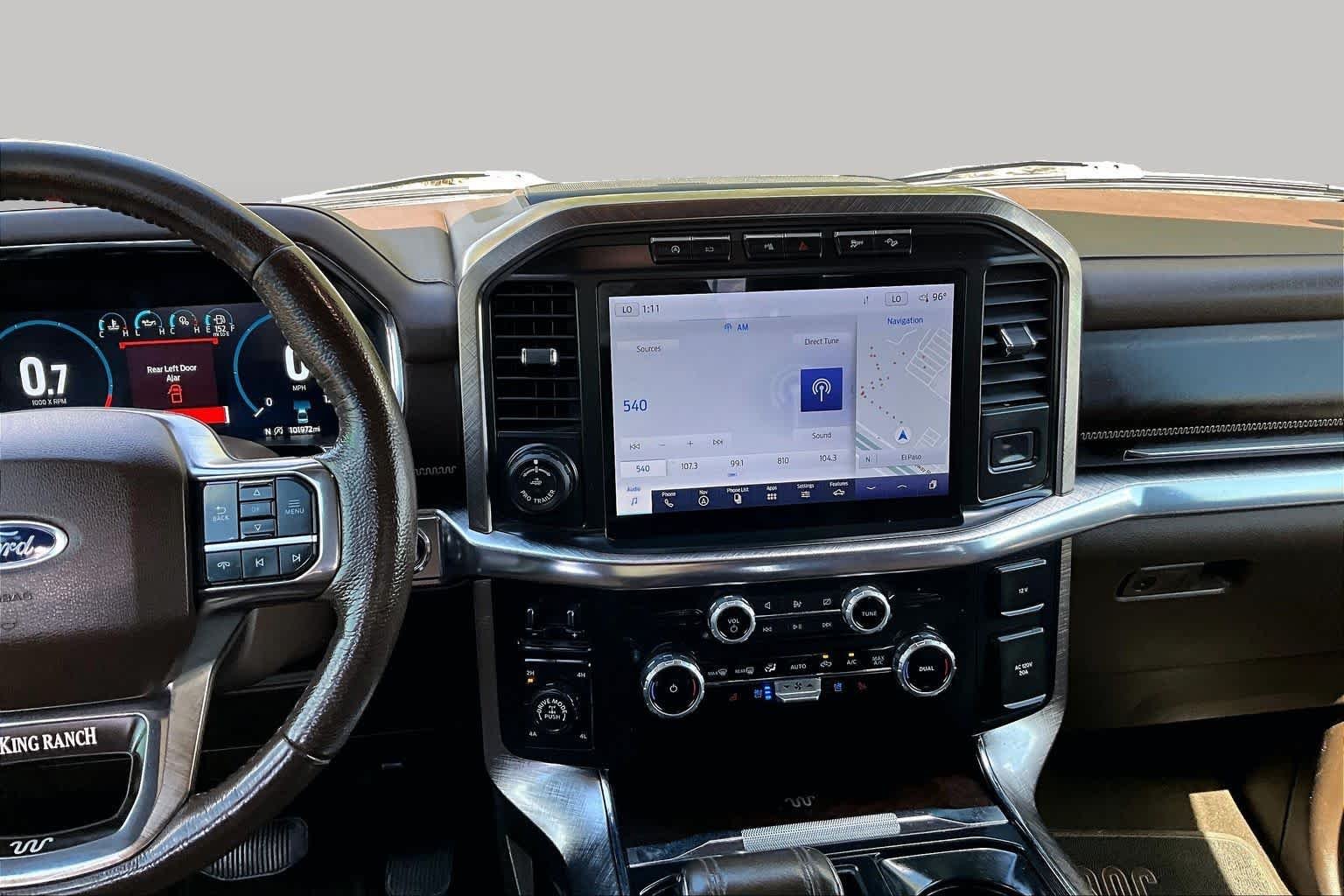 Used 2023 Azure Gray Metallic Tri-Coat/Stone Gray Ford King Ranch image 7