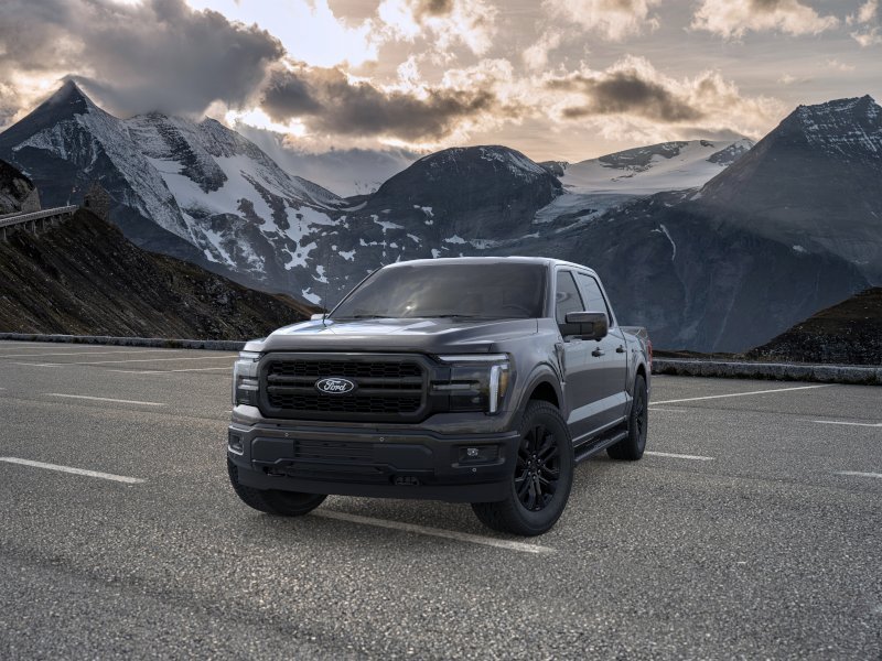 New 2026 Agate Black Metallic Ford LARIAT image 2
