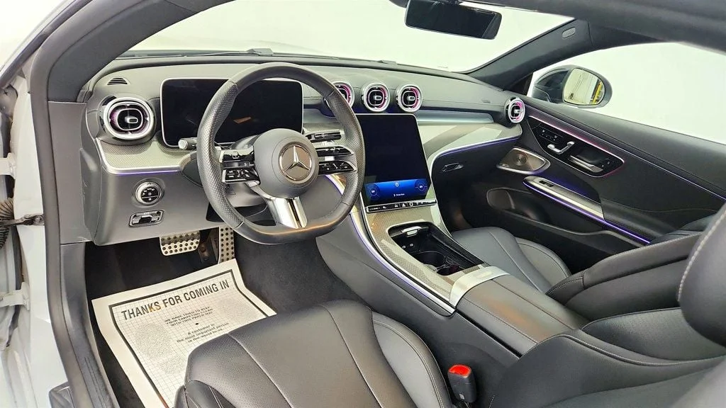 Used 2026 MANUFAKTUR Alpine Grey Metallic Mercedes-Benz CLE 300 4MATIC Coupe w/ AMG® Line & Night Pkgs & 20