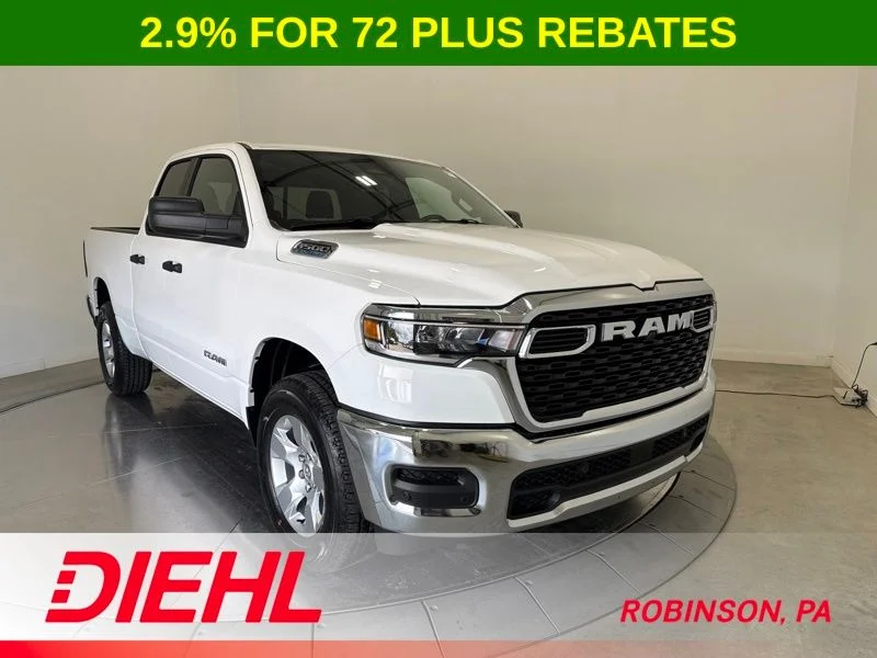 New 2026 Bright White Clear-Coat Exterior Paint RAM Tradesman image 1