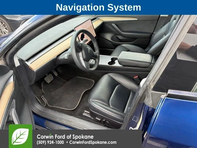 Used 2022 Deep Blue Metallic Tesla Long Range image 2
