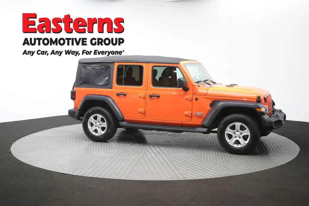 Used 2018 Orange Jeep Unlimited Sport S image 45