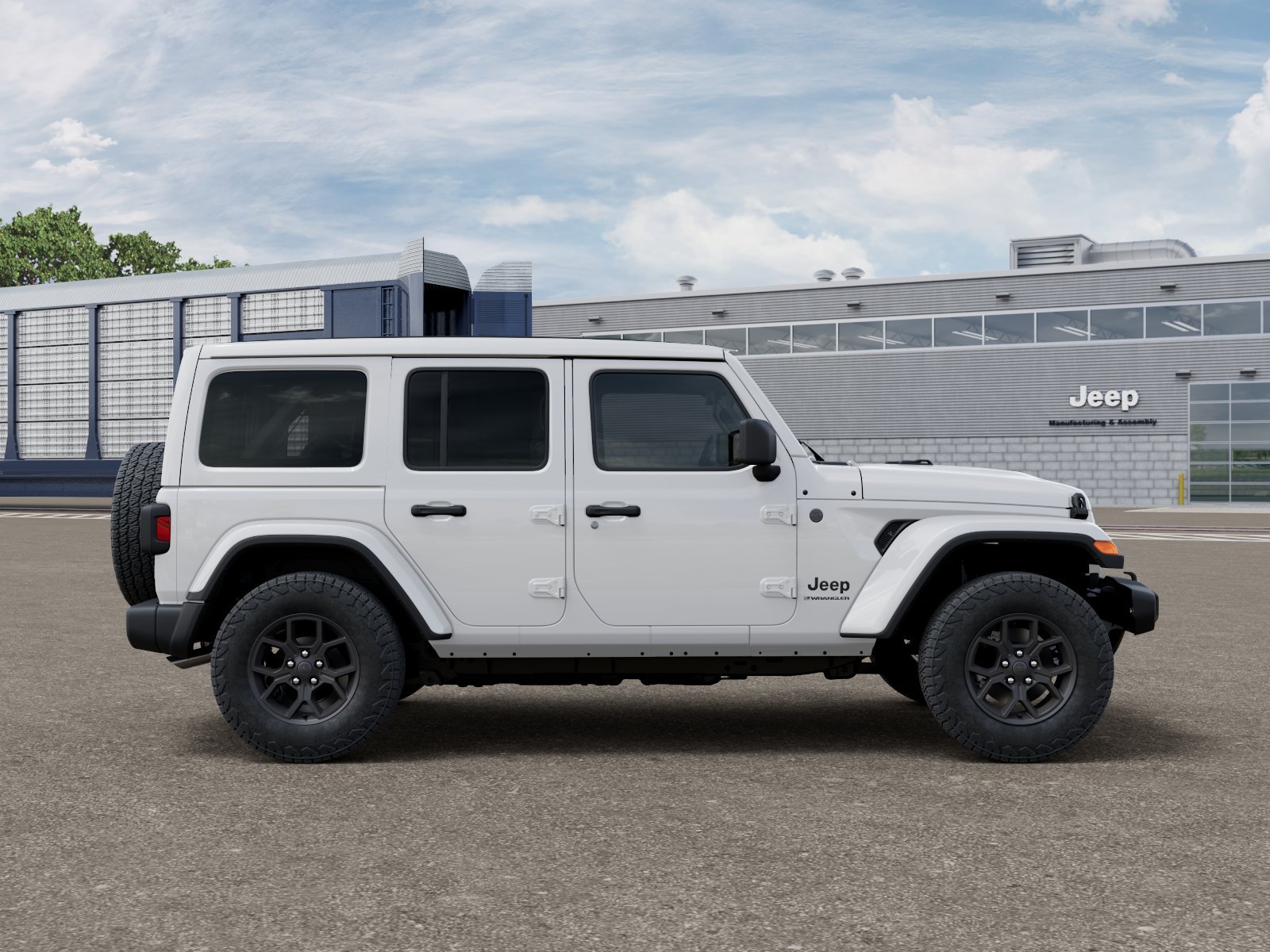 New 2027 Bright White Clear-Coat Paint Jeep  image 12