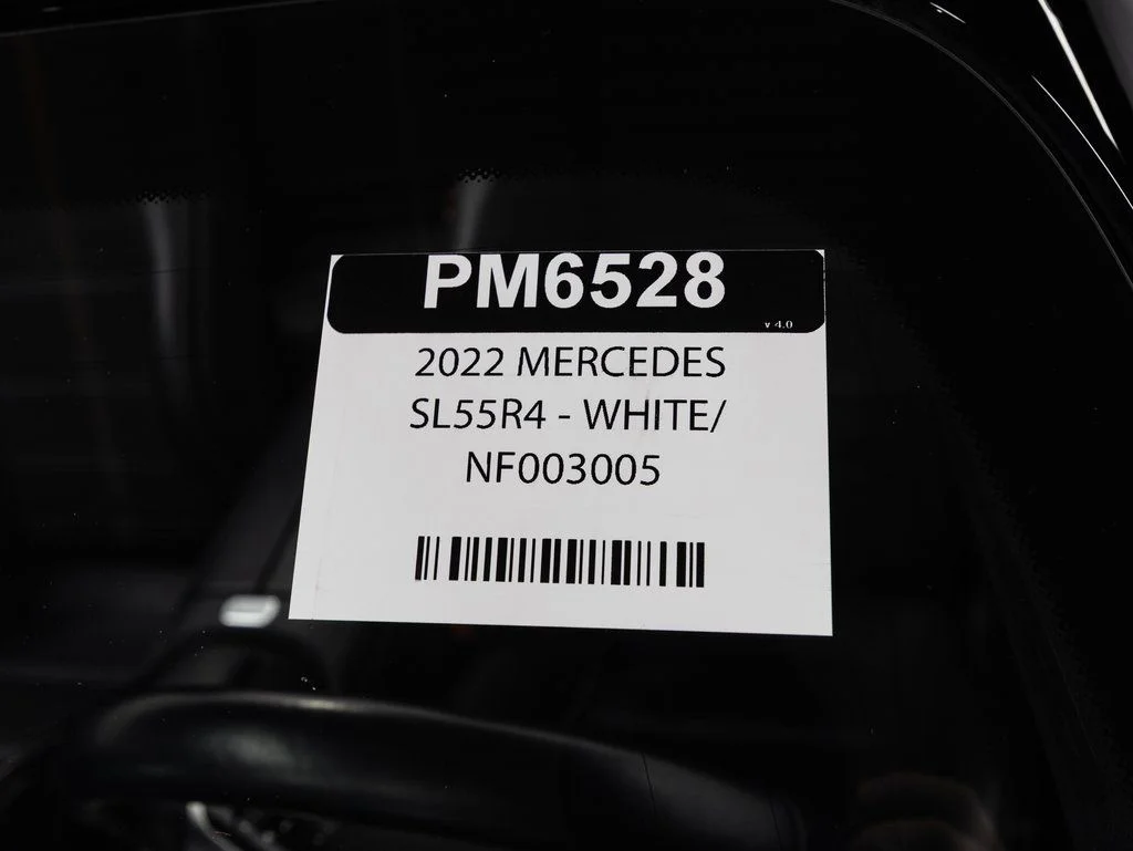 Used 2022 MANUFAKTUR Moonlight White Metallic Mercedes-Benz SL 55 AMG® image 44