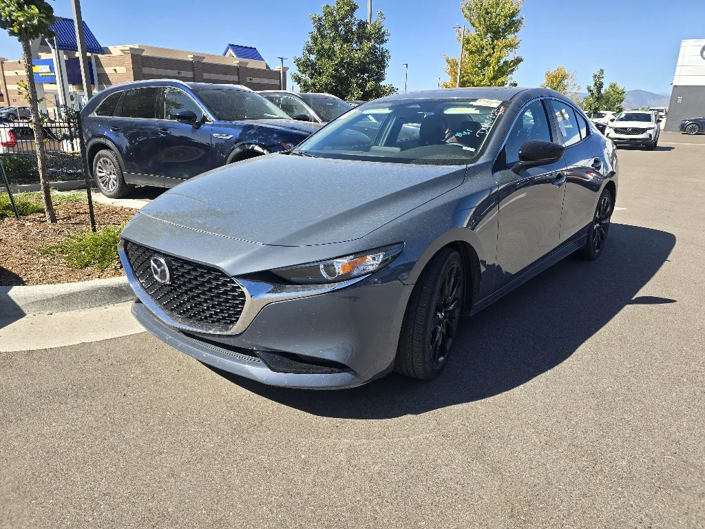 Used 2025 Polymetal Gray Metallic Mazda 2.5 S Carbon Edition image 1