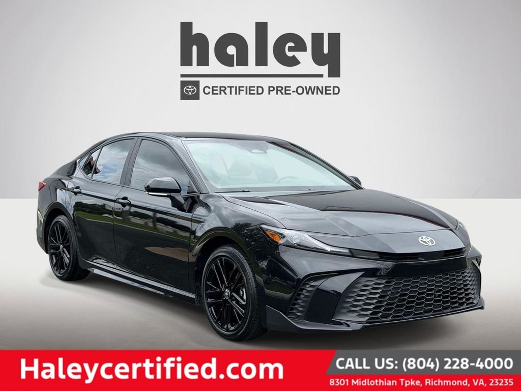 Used 2025 Black Toyota SE image 1