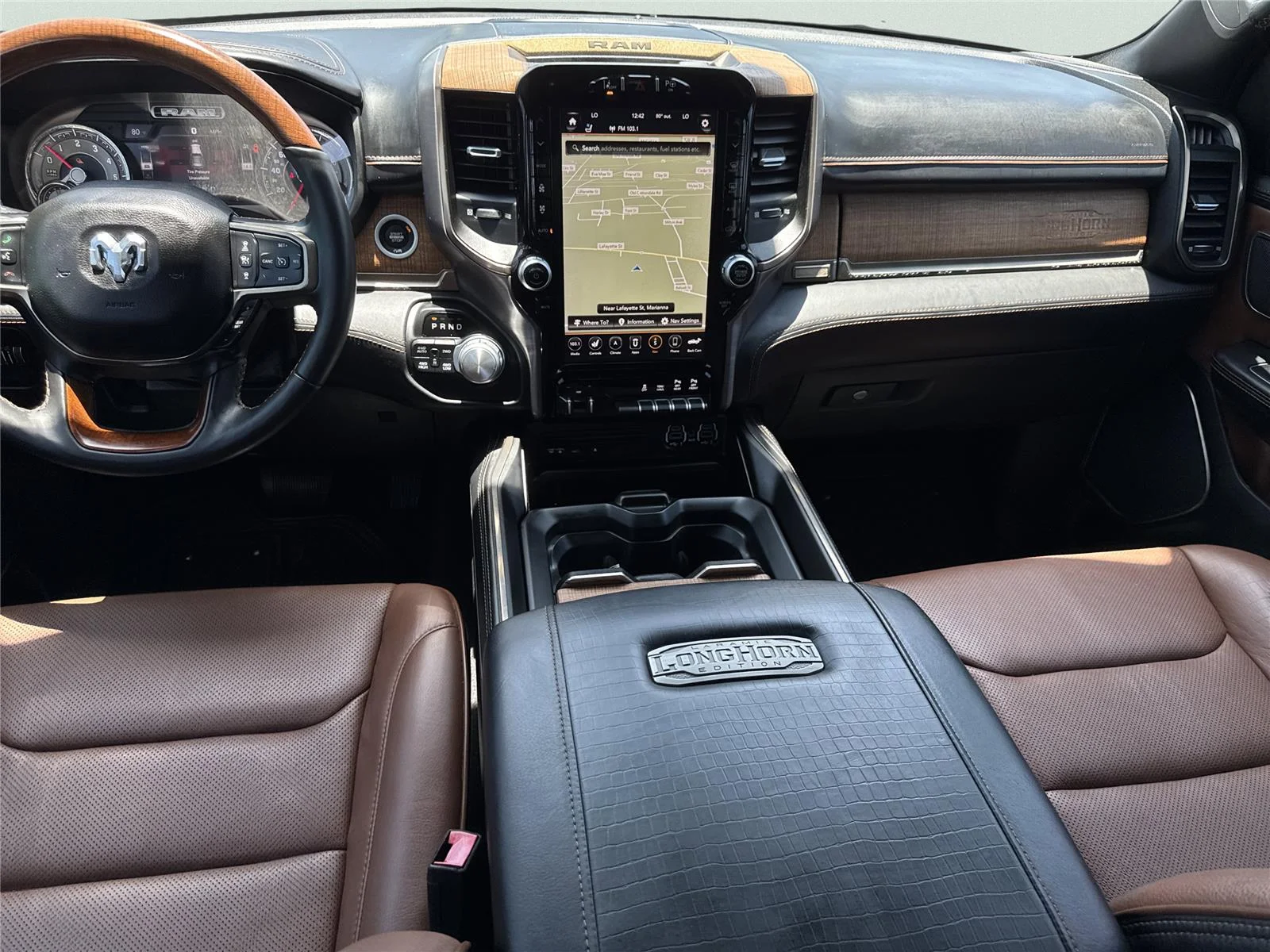 Used 2019 Diamond Black Crystal Pearlcoat Ram Longhorn image 15