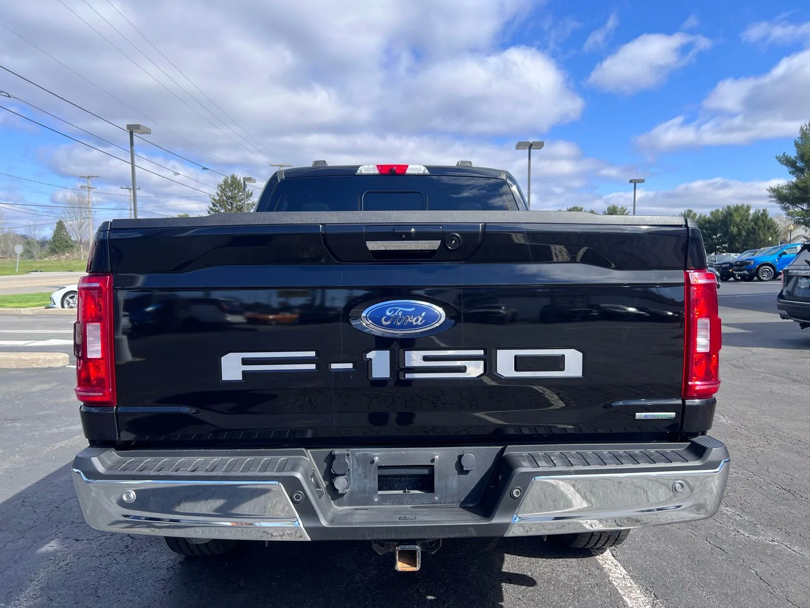 Used 2021 Agate Black Metallic Ford XLT image 7