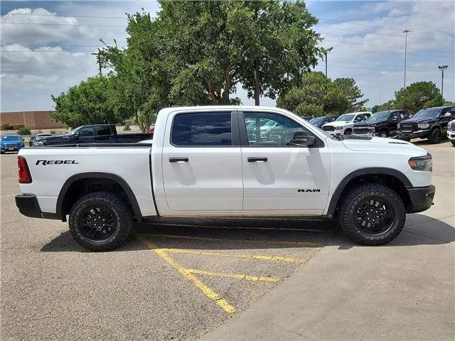 Used 2025 Bright White Clearcoat RAM Rebel 4x4 Crew Cab 144.5 in. WB image 5