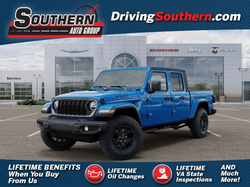 New 2025 Hydro Blue Pearl-Coat Exterior Paint Jeep Willys image 1