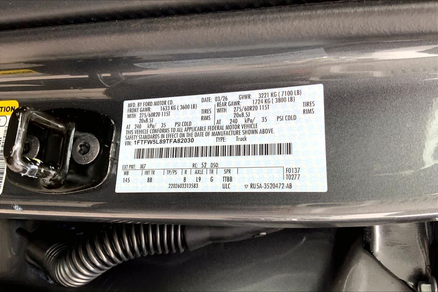 New 2026 Carbonized Gray Metallic Ford Lariat® image 19