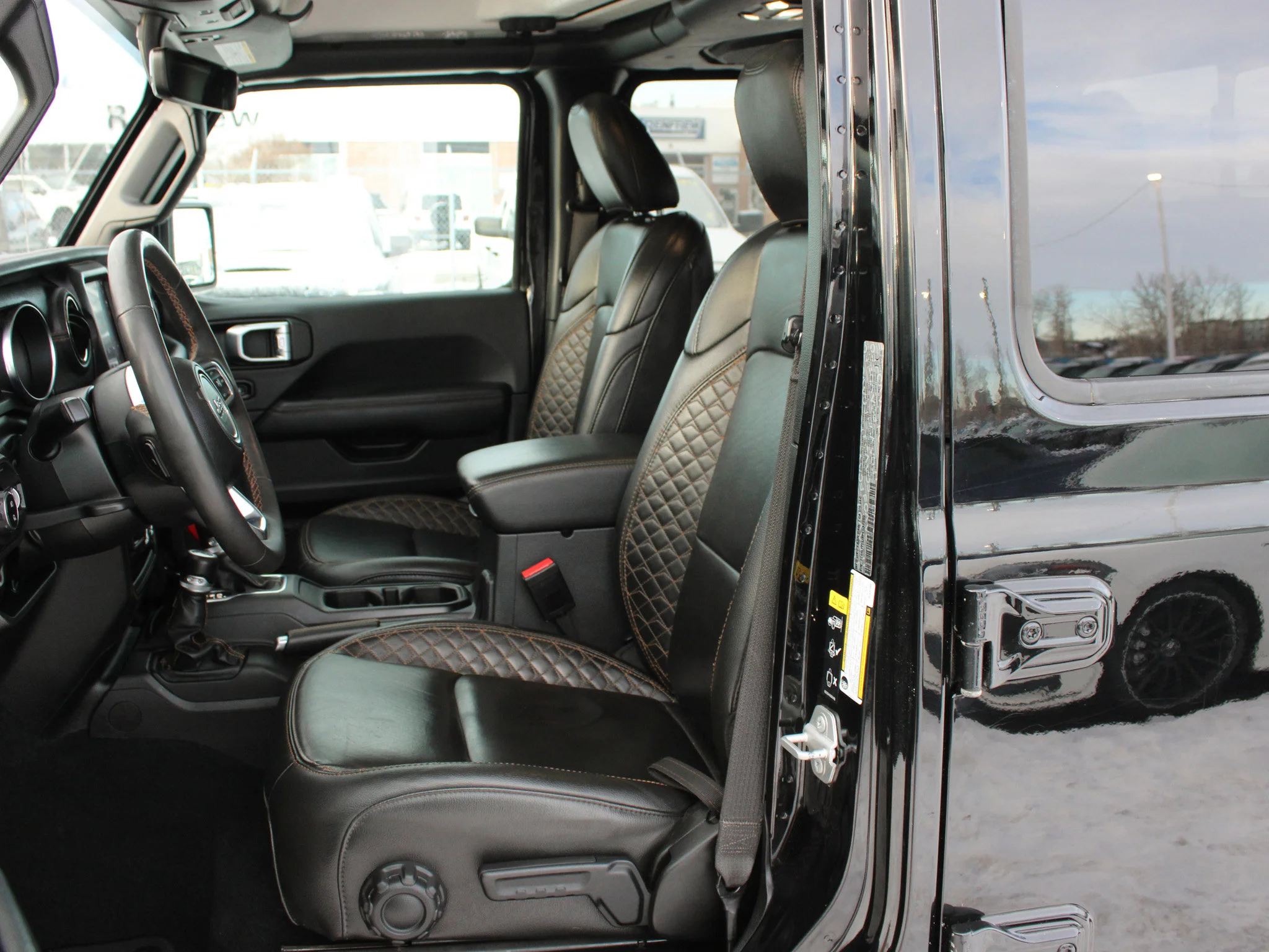 Certified Used 2023 Black Jeep High Altitude * No Accidents | Heated Seats | Leather | Apple CarPlay | 3M PPF | V6 image 3