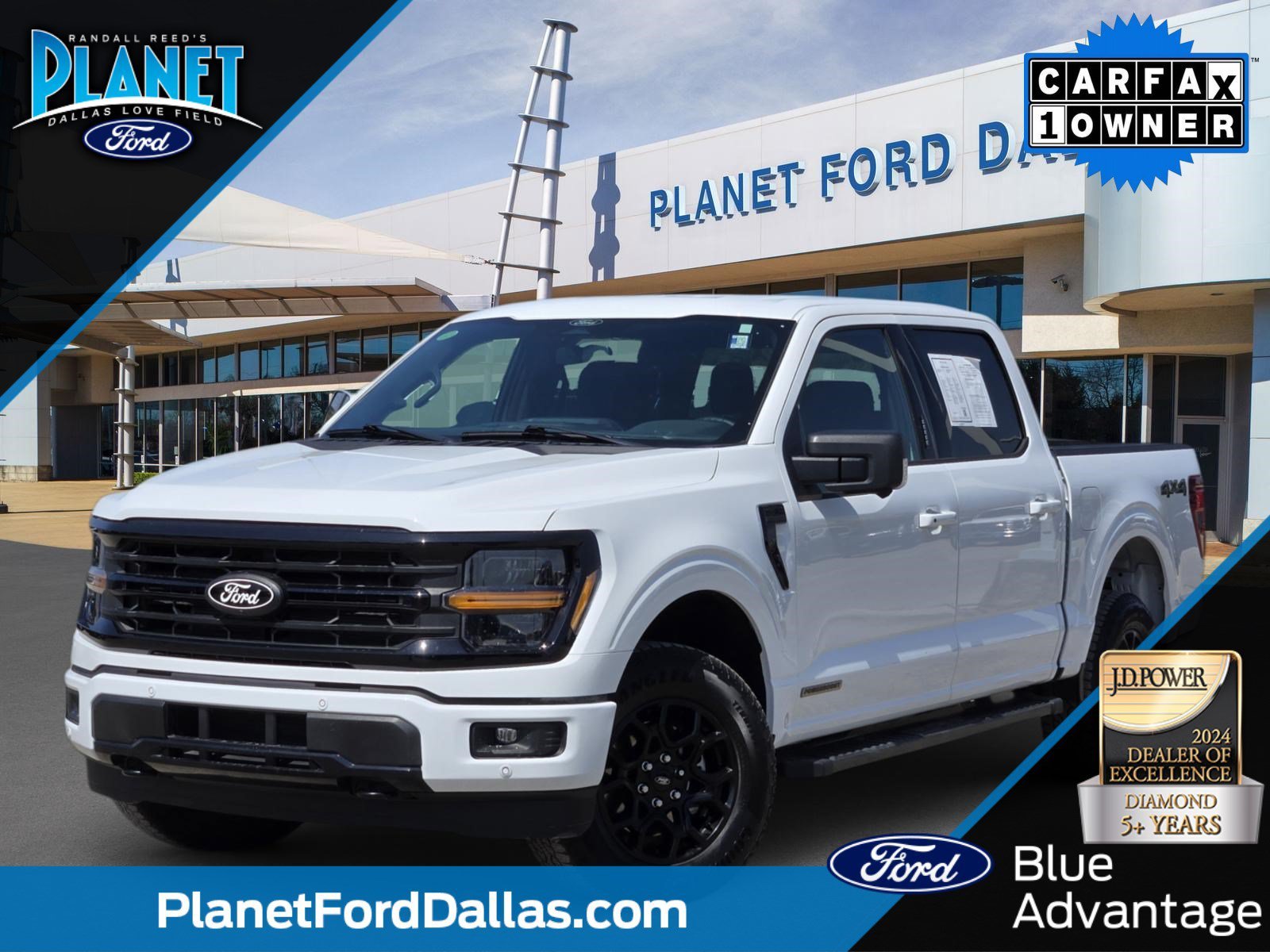 Certified Used 2024 Oxford White Ford XLT image 1