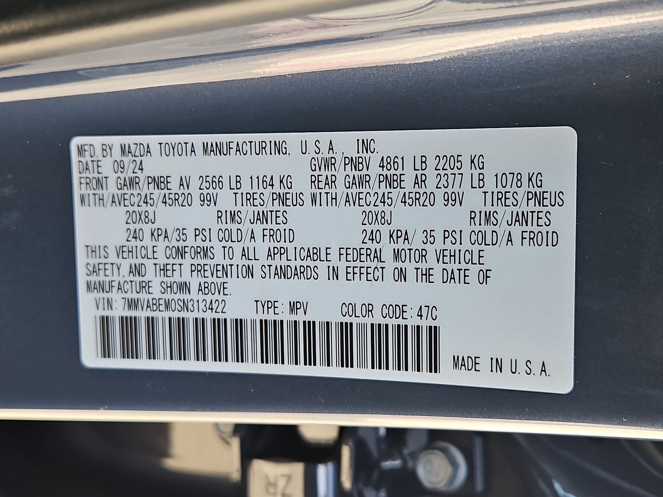 Used 2025 Polymetal Gray Metallic Mazda 2.5 S Premium Plus Package image 33