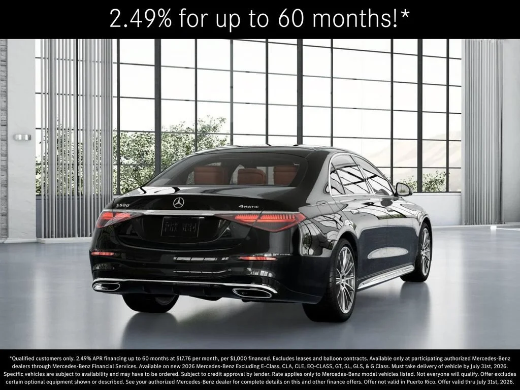 New 2026 Obsidian Black Metallic Mercedes-Benz S 580 image 65