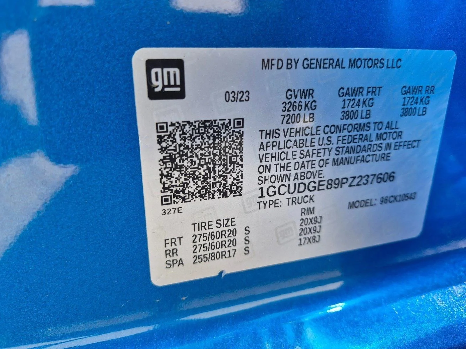 Certified Used 2023 Glacier Blue Metallic Chevrolet LTZ image 22