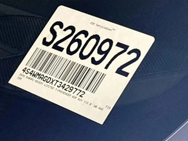 New 2026 ICE SILVER METALLIC Subaru Limited 7-Passenger image 26