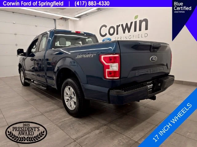 Certified Used 2018 Blue Jeans Metallic Ford XL image 4