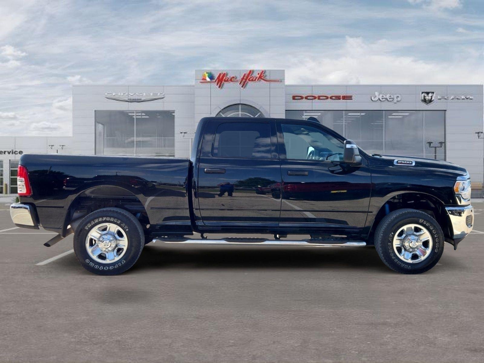 Used 2024 Diamond Black Crystal Pearlcoat Ram Tradesman image 6