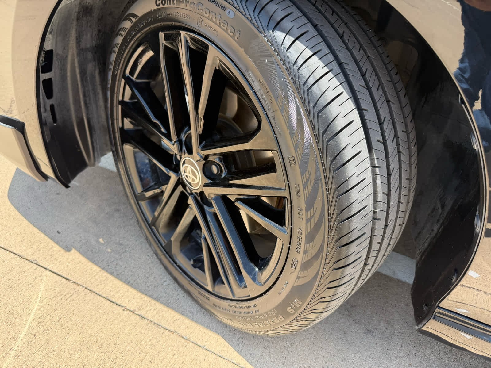 Used 2025 Midnight Black Metallic Toyota XSE image 10