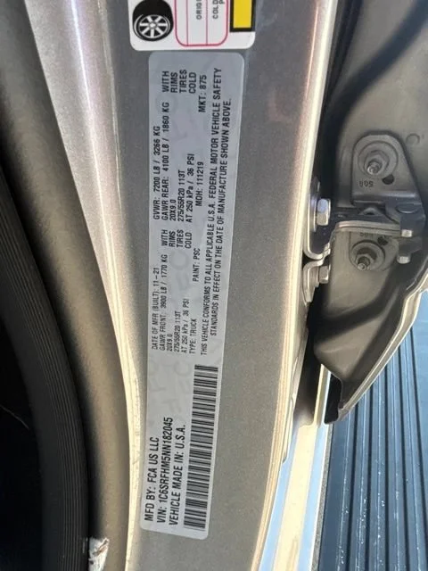 Used 2022 Gray Ram Limited image 20