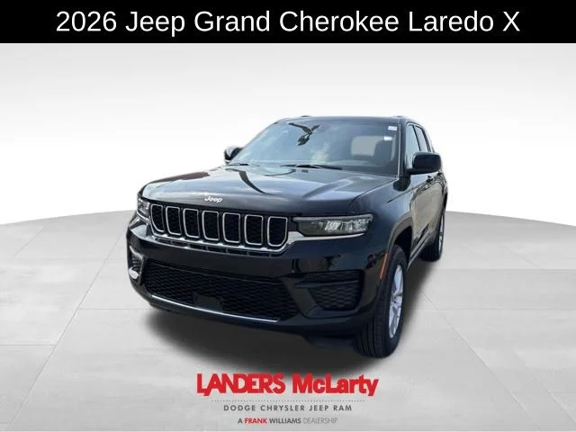 New 2026 Diamond Black Crystal Pearl-Coat Exterior Paint Jeep Laredo X image 2