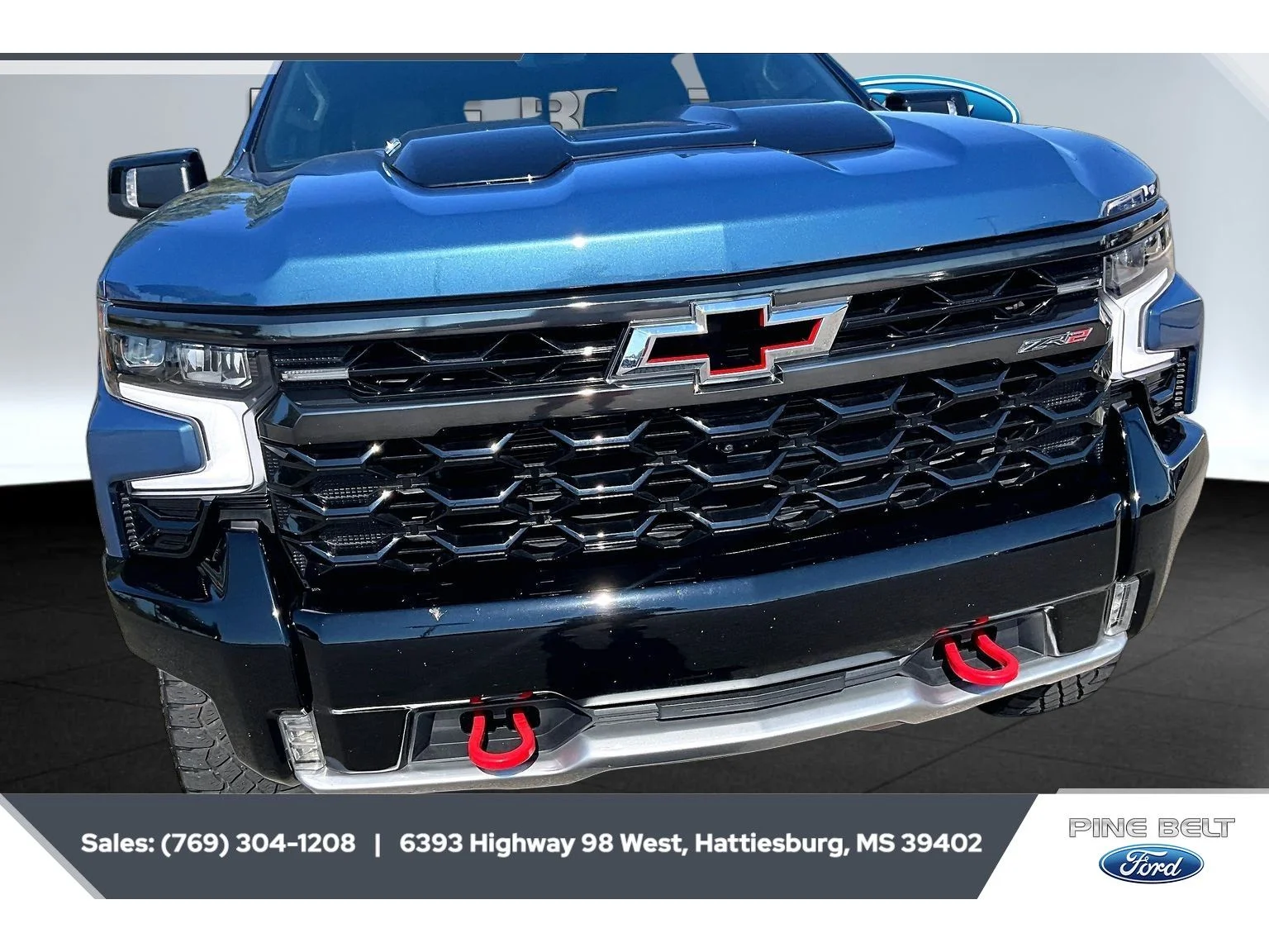 Certified Used 2024 Lakeshore Blue Metallic Chevrolet ZR2 image 22