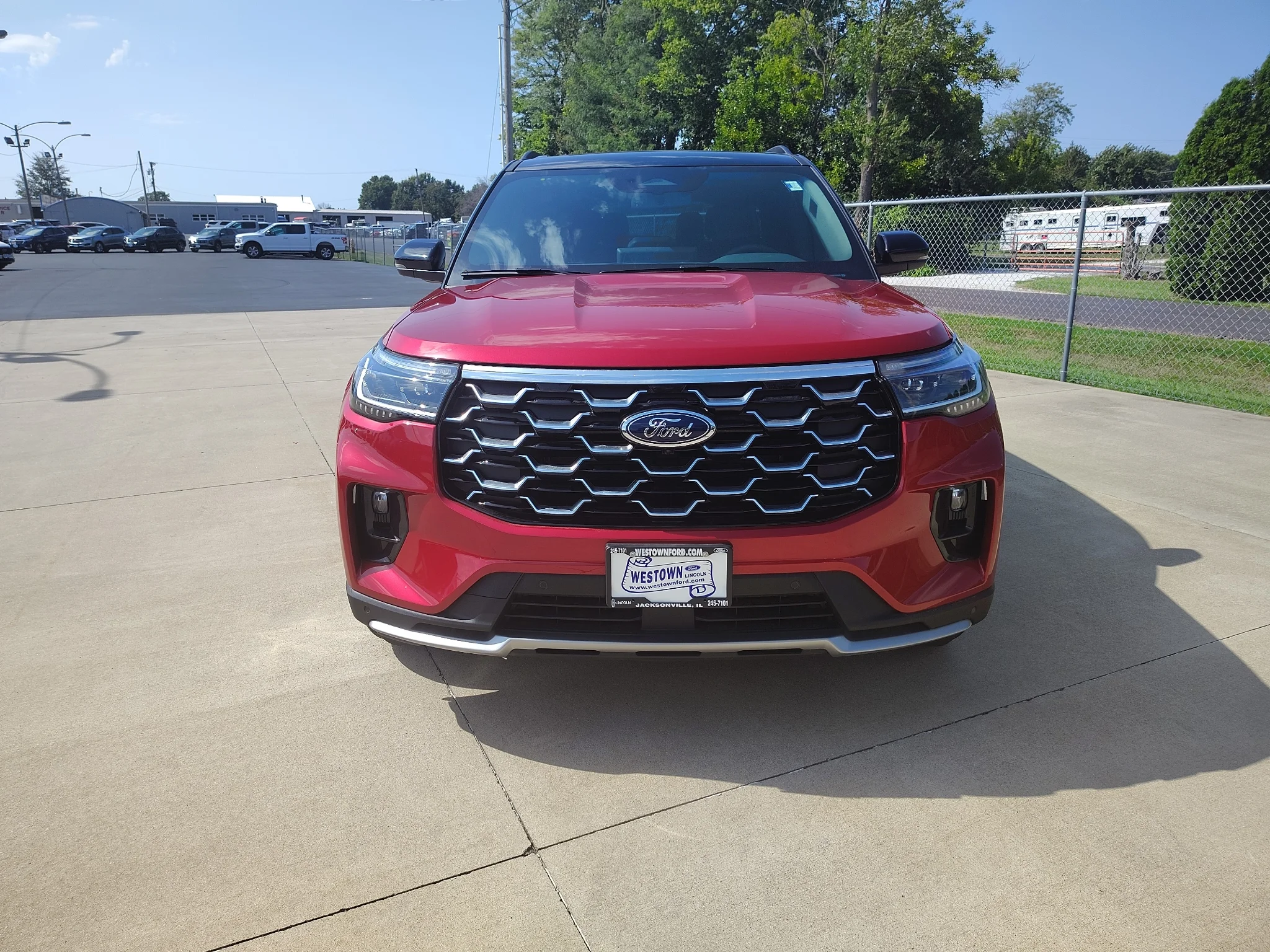 New 2026 Rapid Red Metallic Tinted Clearcoat Ford Platinum™ image 8