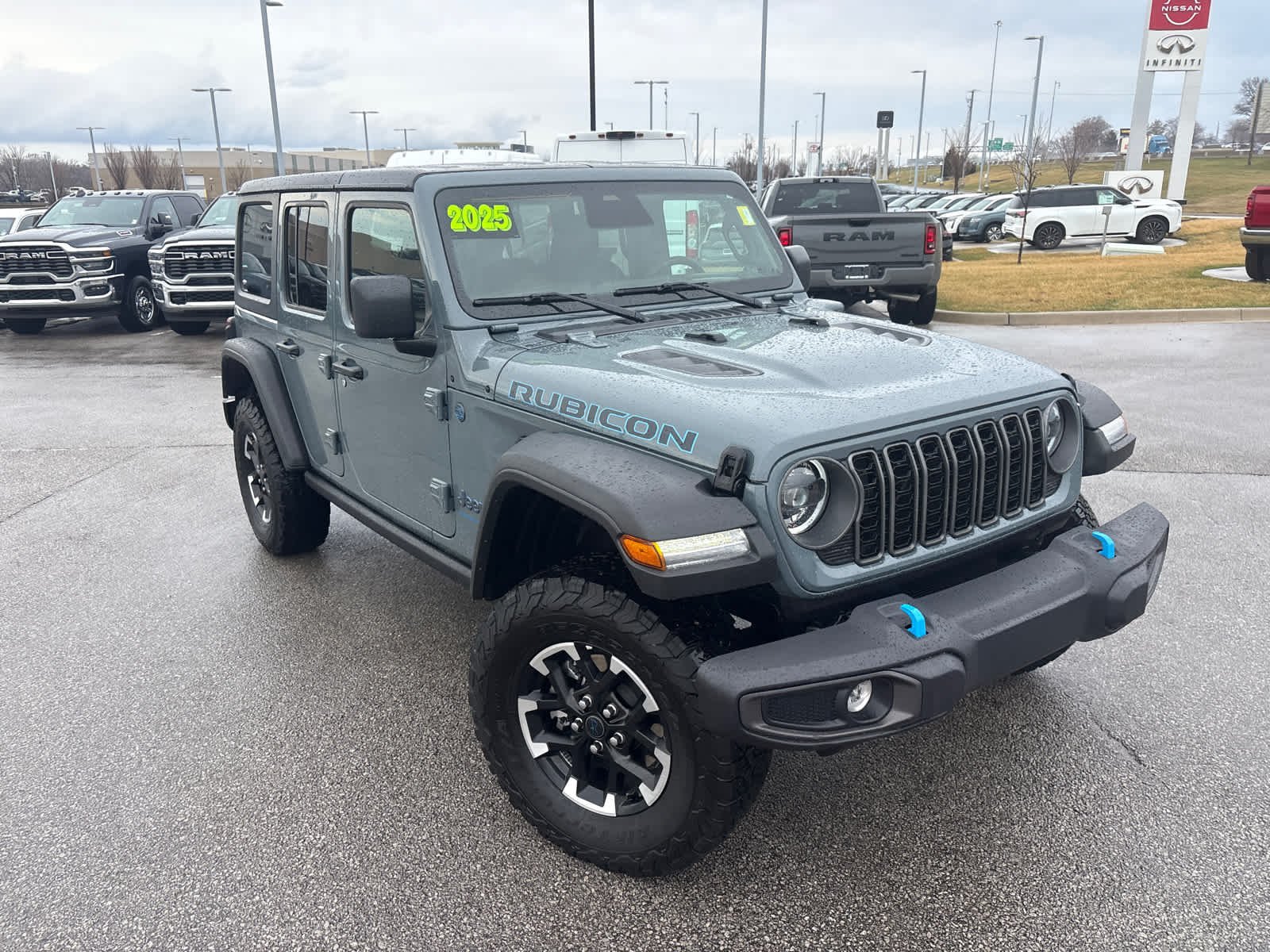 Used 2025 Jeep Wrangler 4xe Rubicon 4XE with VIN 1C4RJXR62SW577505 for sale in Kansas City