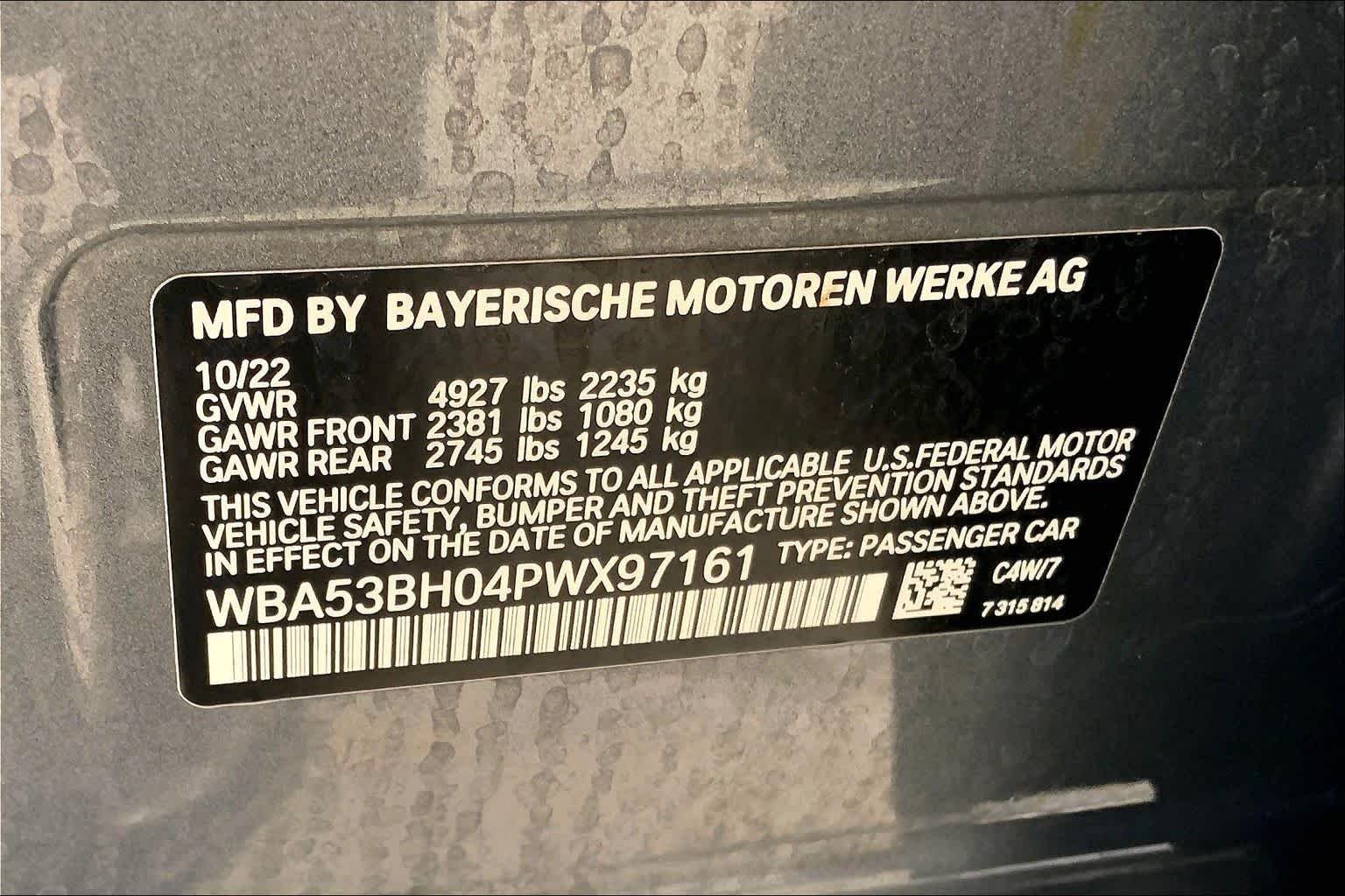 Used 2023 Skyscraper Gray Metallic BMW 530i image 33