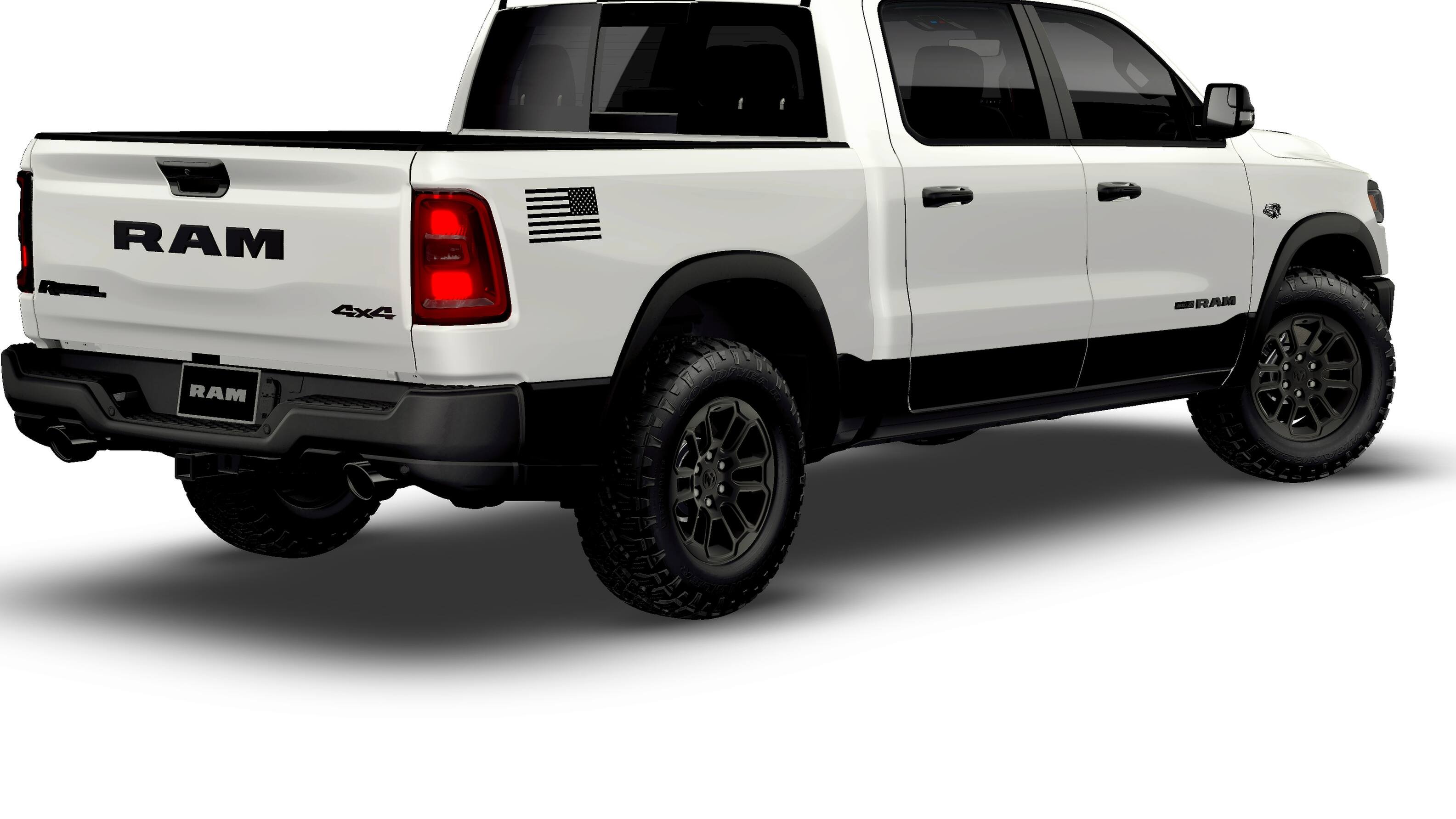 New 2026 Bright White Clear-Coat Exterior Paint RAM REBEL image 2