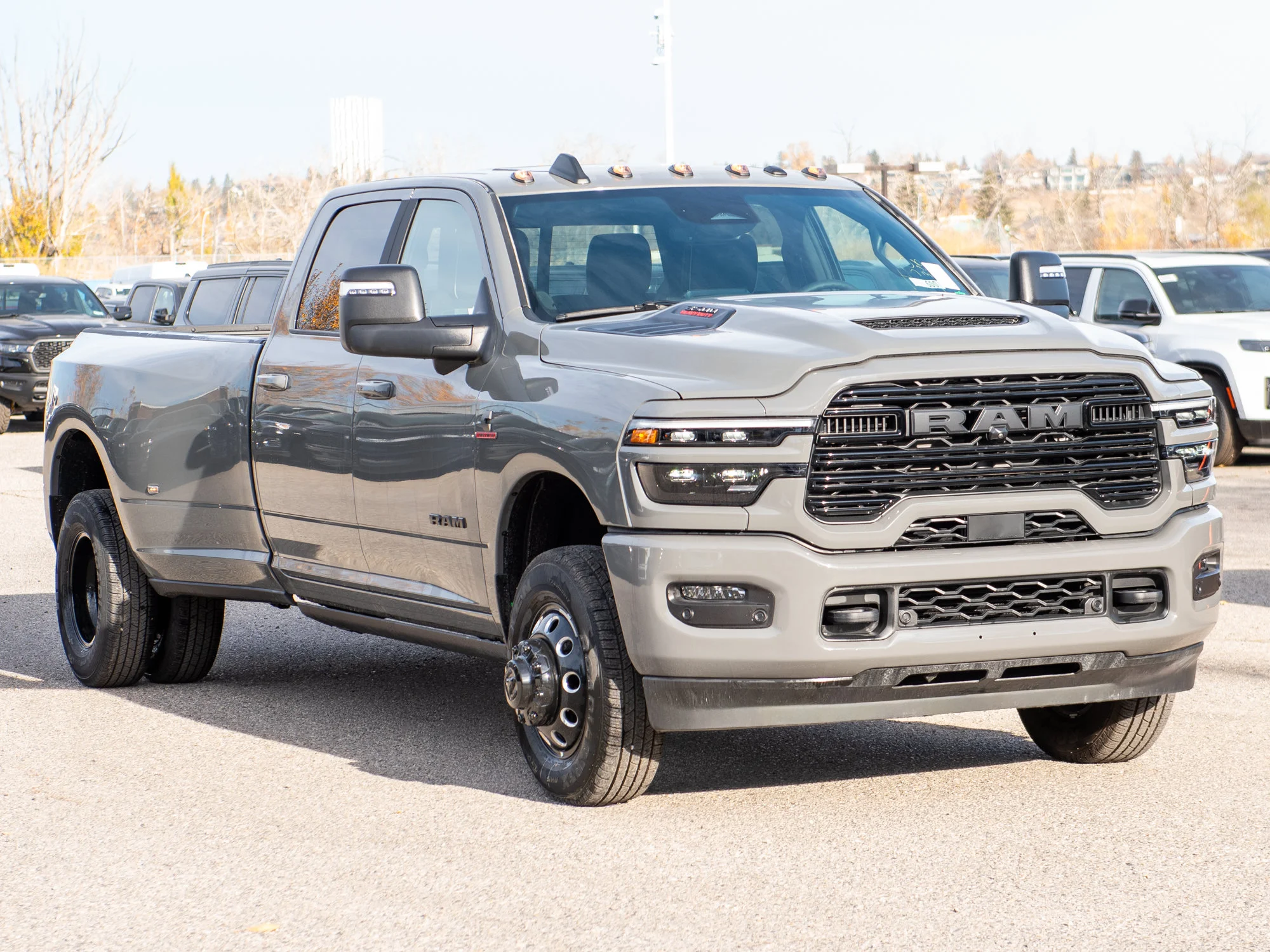 New 2026 Grey RAM Laramie Night* Mega Cab 4x4, Max Tow Pkg, Sunroof, Level 2 Plus Equipment Group image 9
