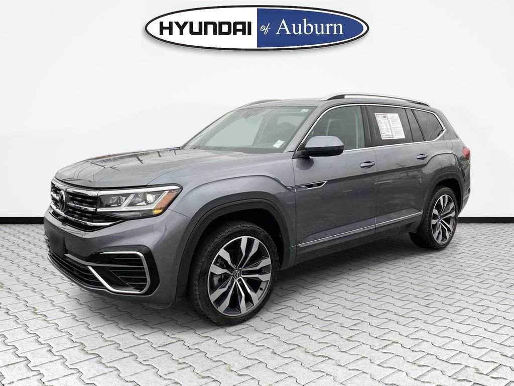 Used 2022 Gray Volkswagen 3.6L V6 SEL Premium R-Line image 9