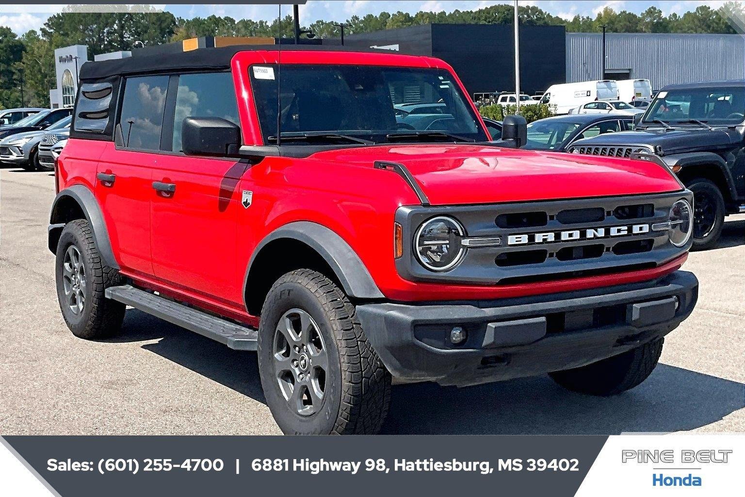 Used 2021 Race Red Ford Big Bend image 2