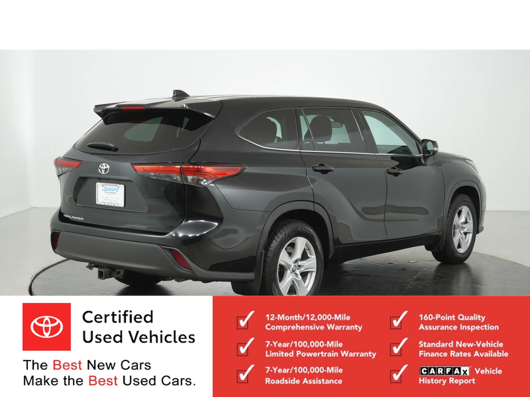 Certified Used 2021 Midnight Black Metallic Toyota L image 3