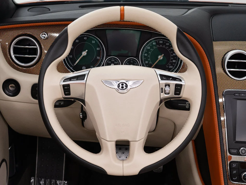 Certified Used 2017 Orange Flame over Ghost White by Mulliner PCG Bentley W12 Convertible image 32
