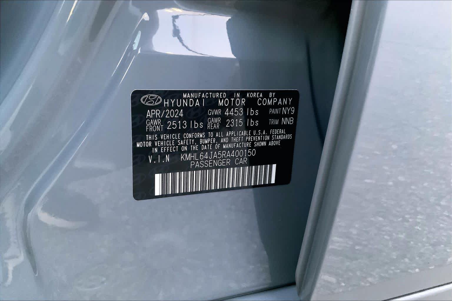 Used 2024 Transmission Blue Hyundai SEL image 28