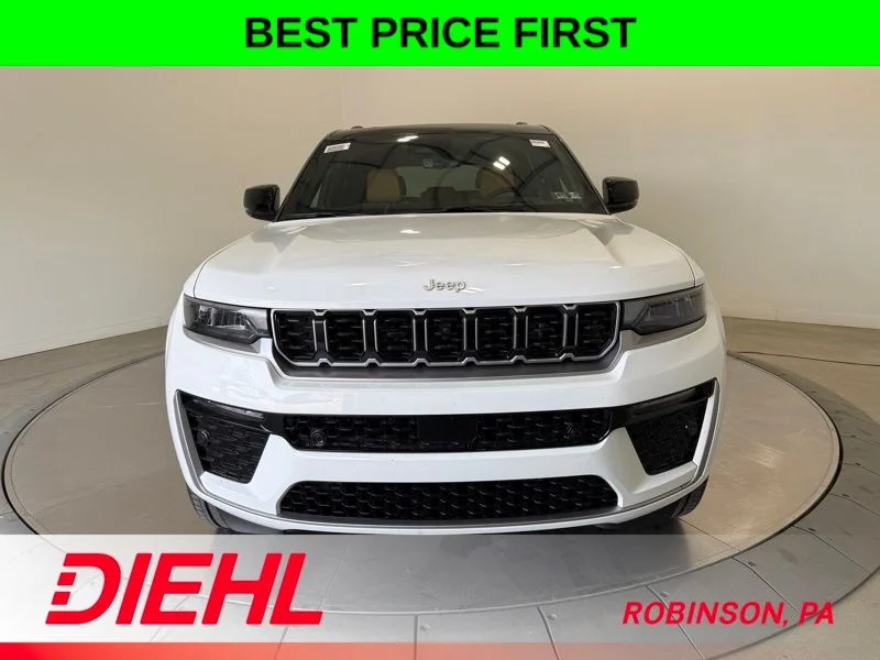 New 2026 Bright White Clear-Coat Exterior Paint Jeep Summit image 2