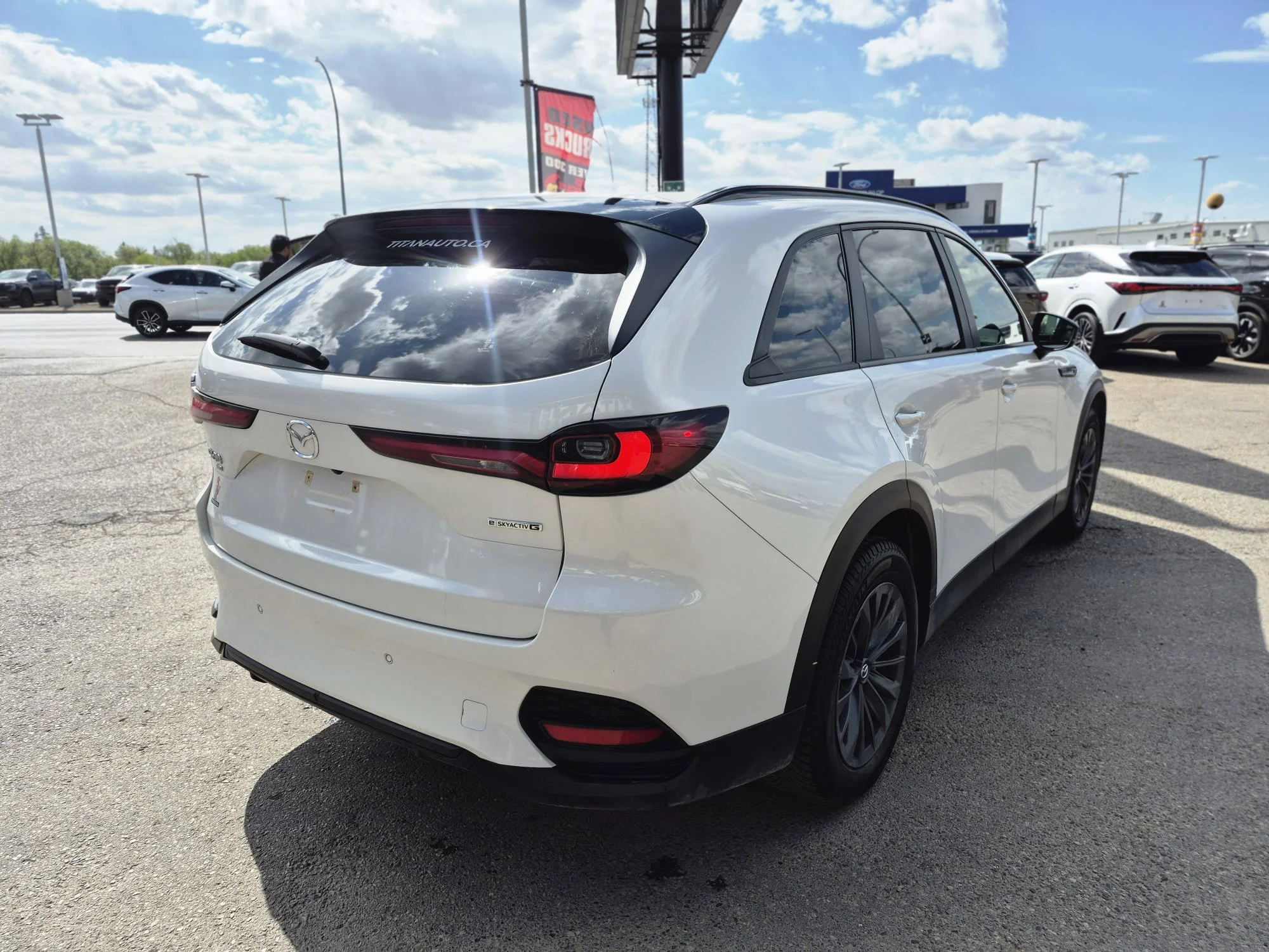 Certified Used 2025 Rhodium White Metallic Mazda GS-L AWD*Adaptive Cruise | Htd Leather | Sunroof | Htd Wheel | Blind Spot Detection | Park Assist image 13