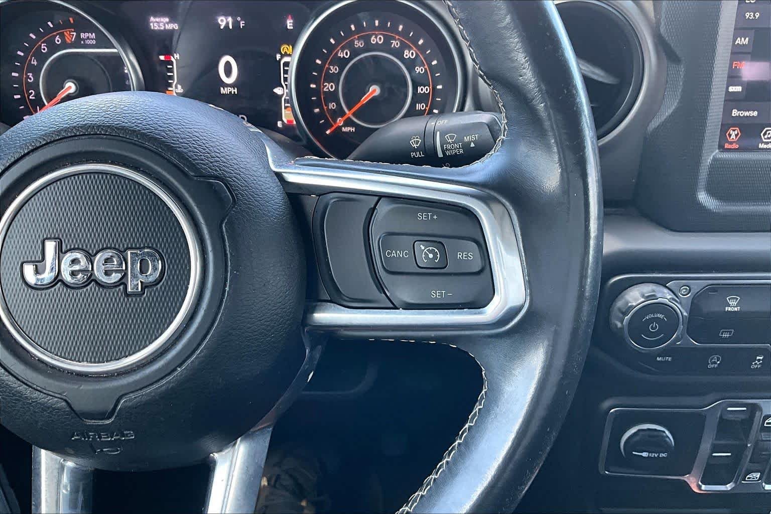 Used 2020 Bright White Clearcoat Jeep Sport S image 24