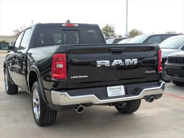 New 2026 Diamond Black Crystal Pearl-Coat Exterior Paint RAM LONE STAR image 5