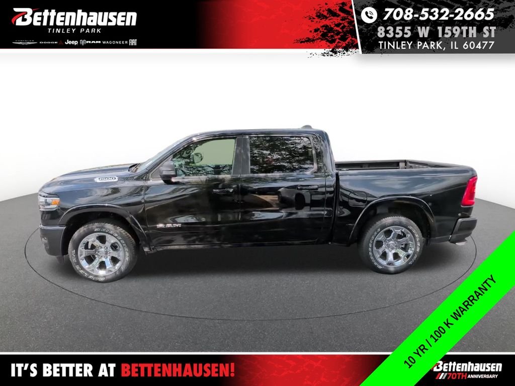 New 2026 Diamond Black Crystal Pearl-Coat Exterior Paint RAM Big Horn/Lone Star image 11