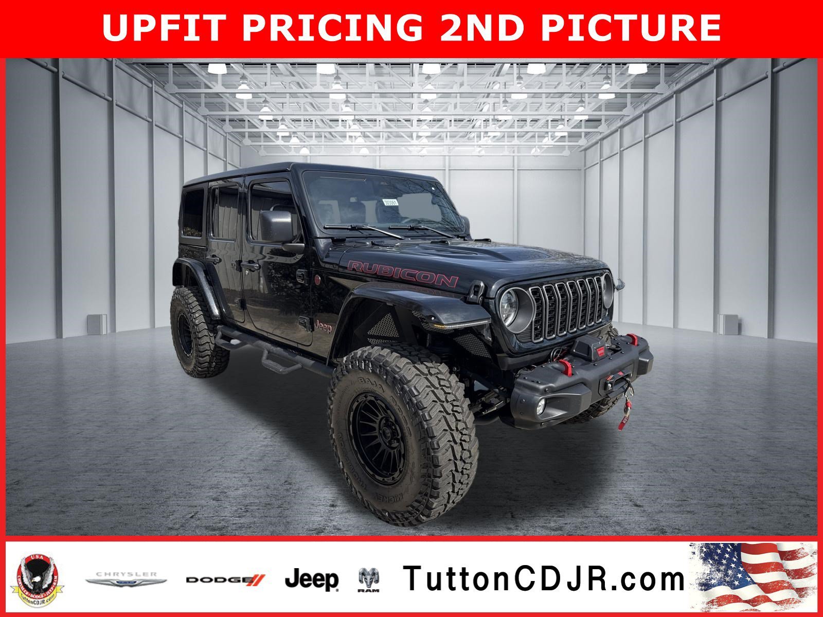 New 2025 Black Clearcoat Jeep Rubicon TG316 CUSTOM image 1