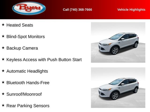 Used 2015 White Platinum Clearcoat Metallic Ford Titanium image 8